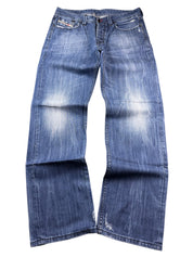 Diesel Washed Straightfit Jeans (S-M)
