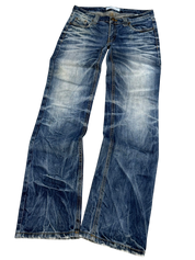 Ultra Washed Straight Jeans (XS-S)
