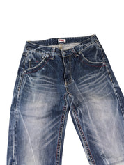 Rifle Washed Straightfit Jeans (S)