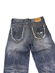 Vintage Washed Straightfit Jeans (S-M)