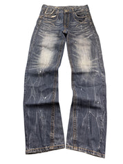 Vintage Washed Straightfit Jeans (S-M)