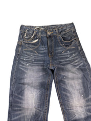 Vintage Washed Straightfit Jeans (S-M)