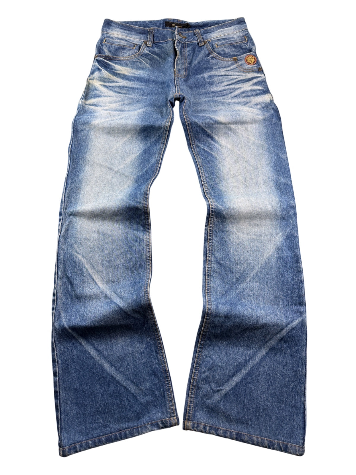 Diamond Washed Bootcut Jeans (S)