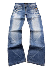 Diamond Washed Bootcut Jeans (S)