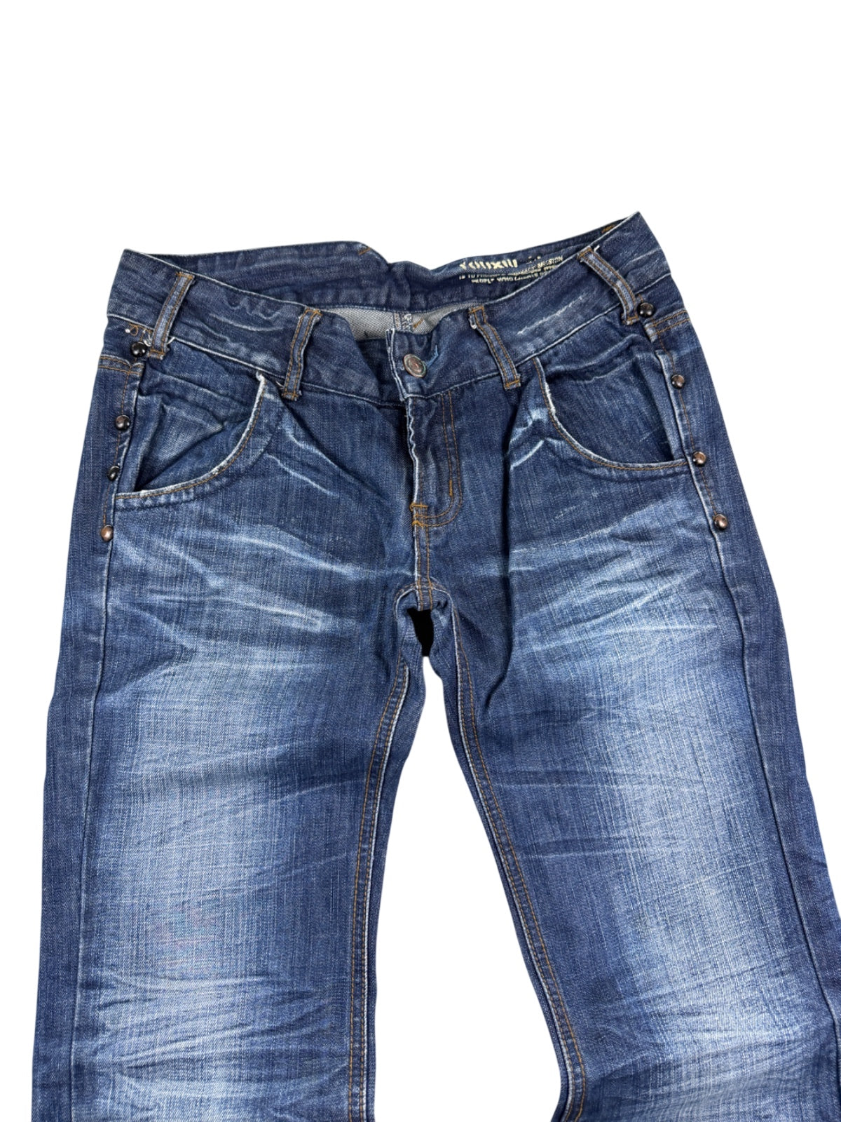 Vintage Washed Bootcut Jeans (XS)