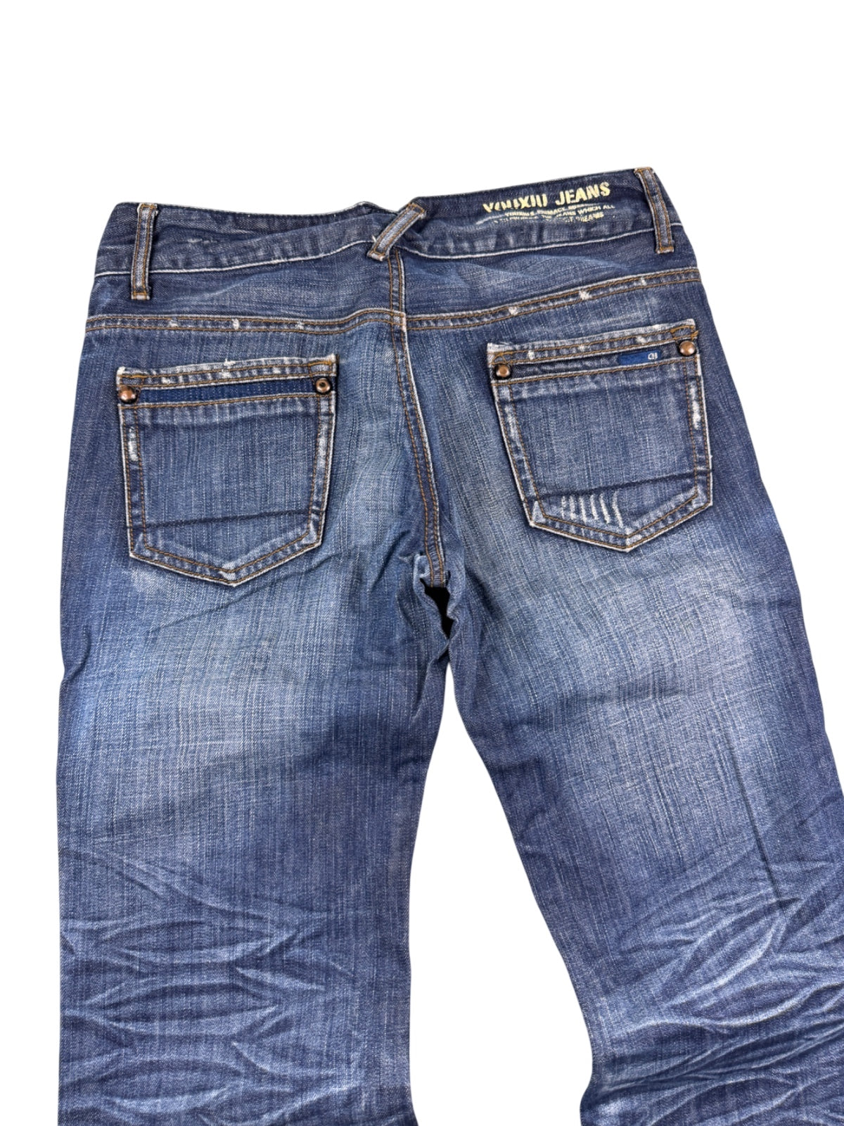 Vintage Washed Bootcut Jeans (XS)