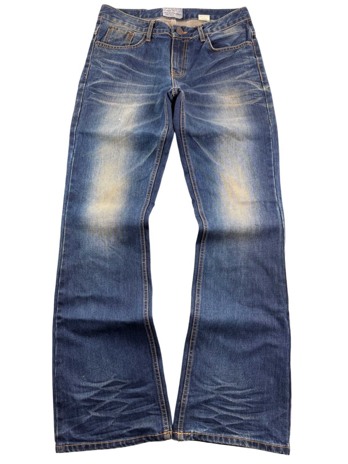 Kanturu Washed Bootcut Jeans (S)