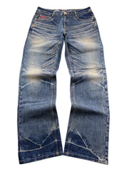 Big Yard Washed Baggy Jeans (M-L)