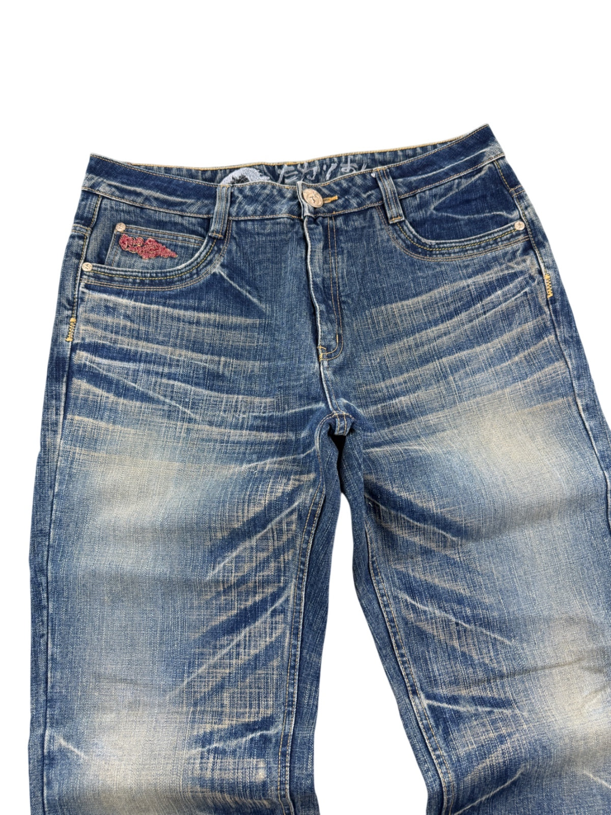 Big Yard Washed Baggy Jeans (M-L)