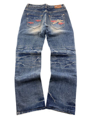Big Yard Washed Baggy Jeans (M-L)