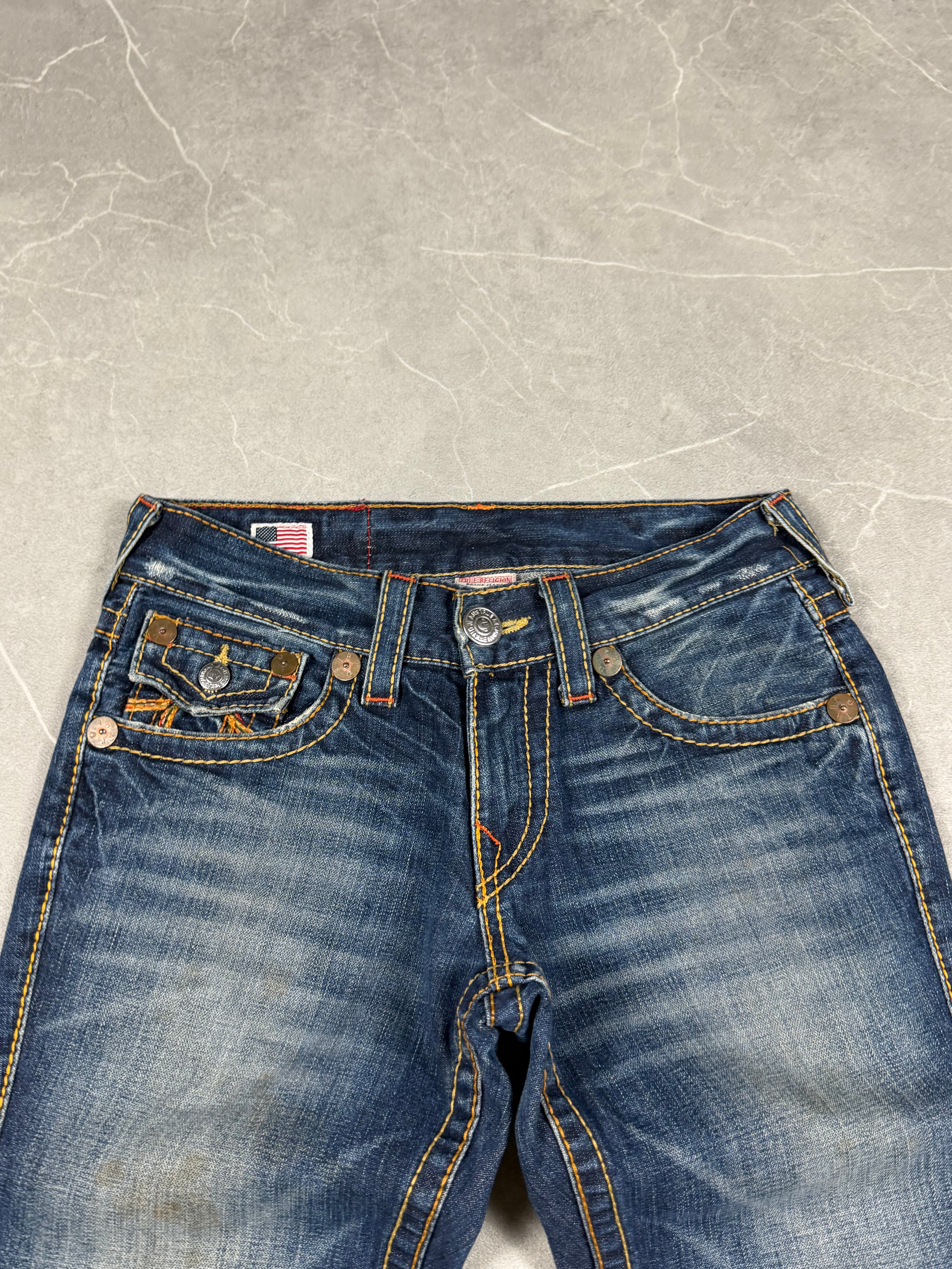 Vintage True Religion Rainbow Bootcut Jeans (S)