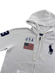 Ralph Lauren USA Zip Hoodie (XS)