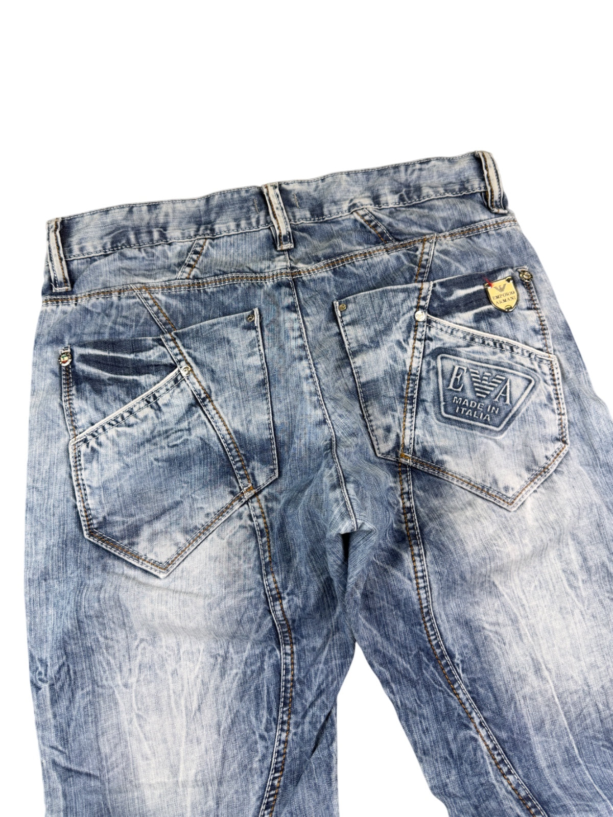 Armani Washed Straightfit Jeans (M)