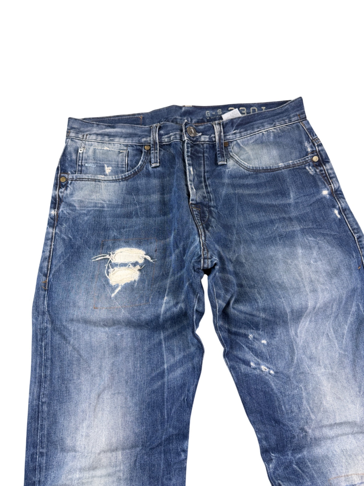 G-Star Washed Straightfit Jeans (M)