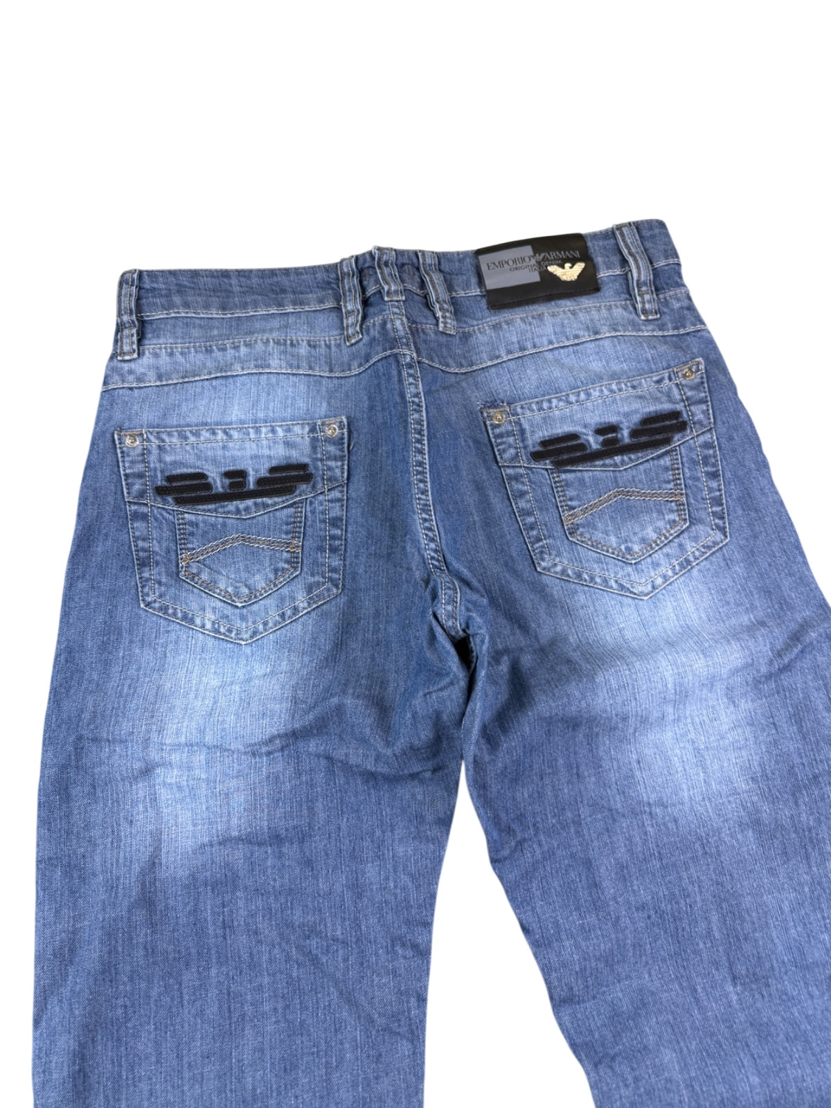Armani Big Logo Straightfit Jeans (S-M)