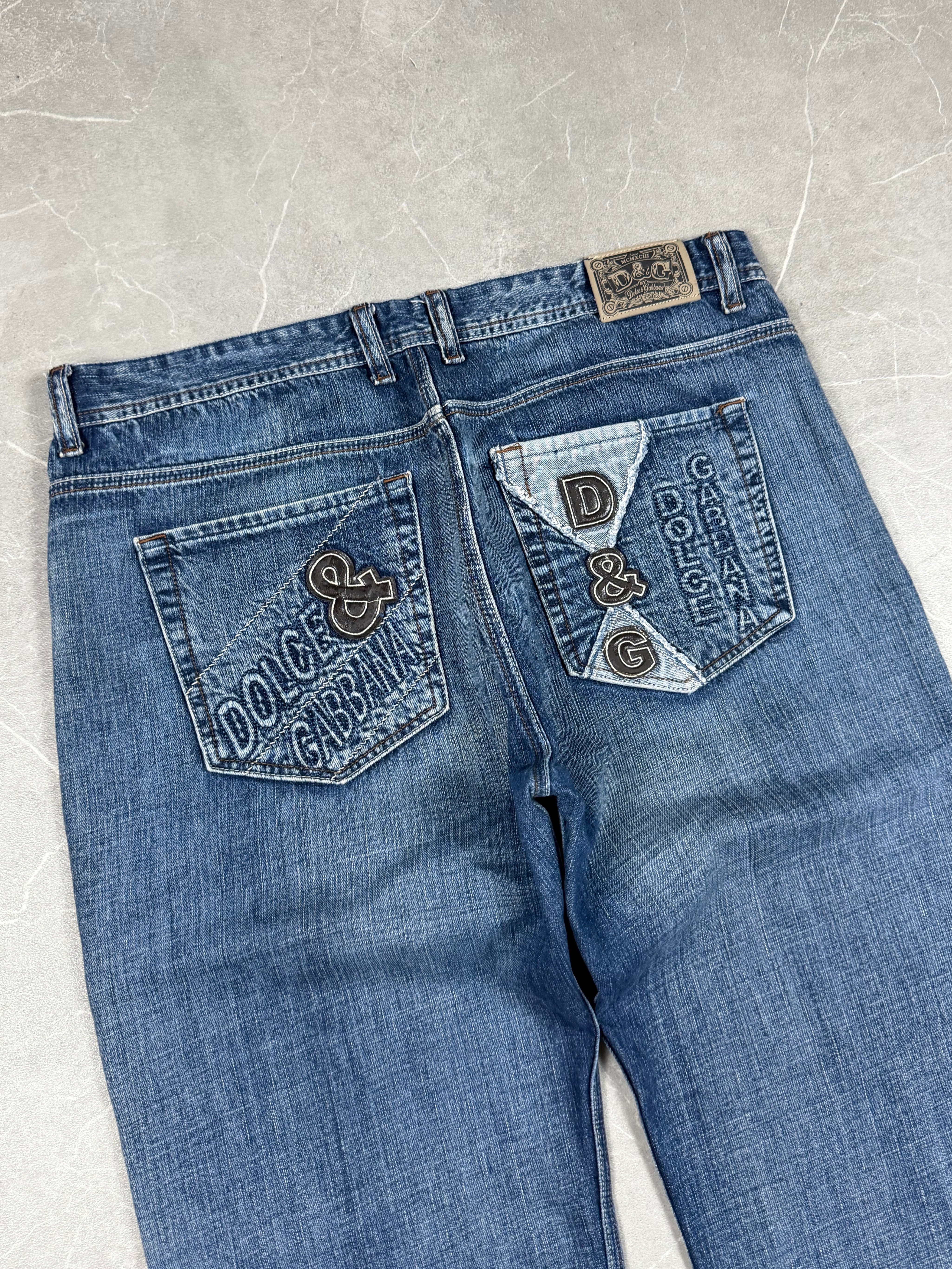 Dolce Gabbana Big Logo Baggy Jeans (M)