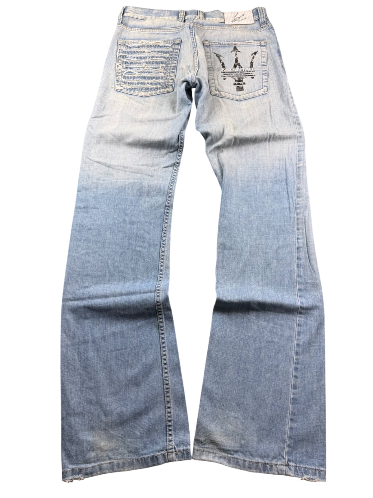 Maserati Washed Bootcut Jeans (S-M)