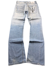 Maserati Washed Bootcut Jeans (S-M)