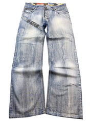 G-Star Big Logo Washed Straightfit Jeans (XL)