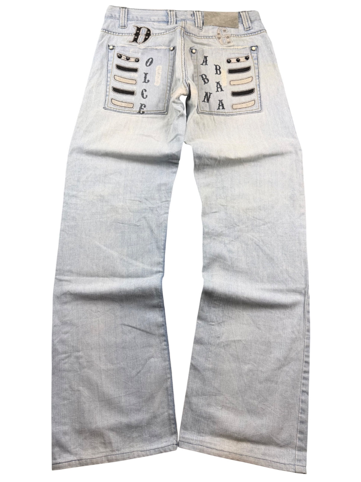 Dolce & Gabbana Big Logo Bootcut Jeans (XS)