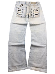 Dolce & Gabbana Big Logo Bootcut Jeans (XS)