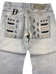 Dolce & Gabbana Big Logo Bootcut Jeans (XS)