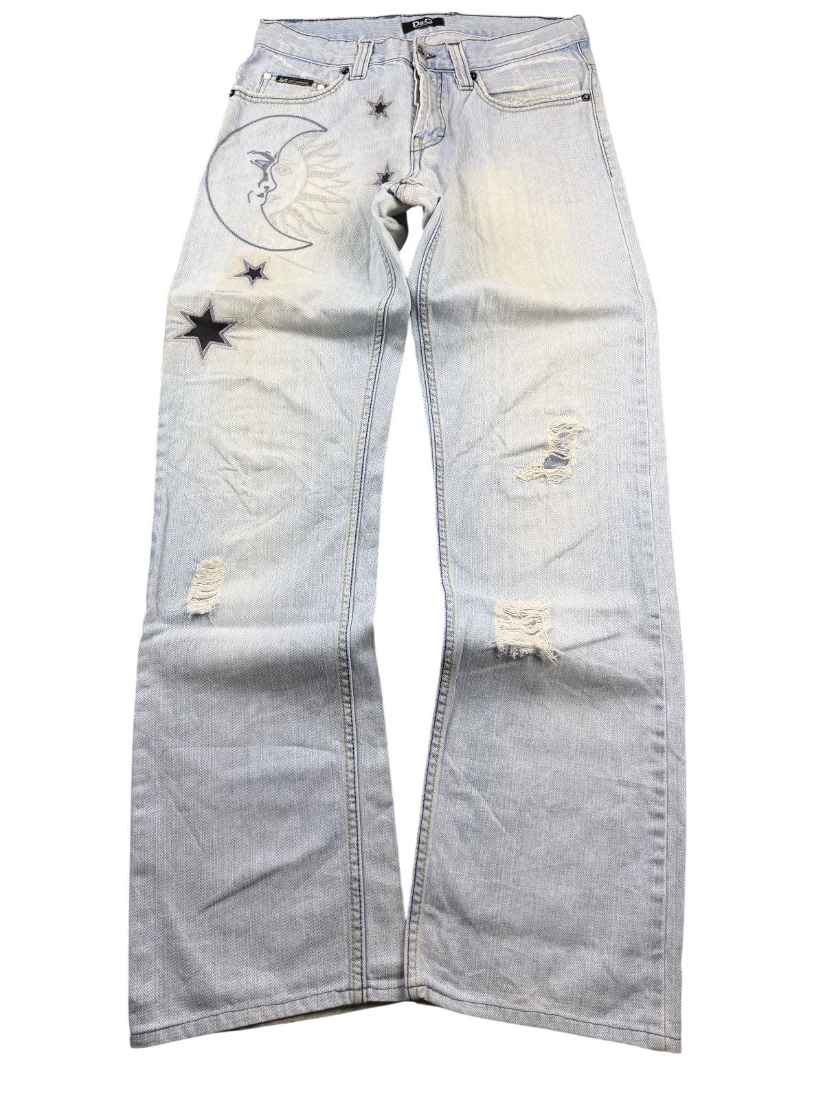 Dolce & Gabbana Big Logo Bootcut Jeans (XS)