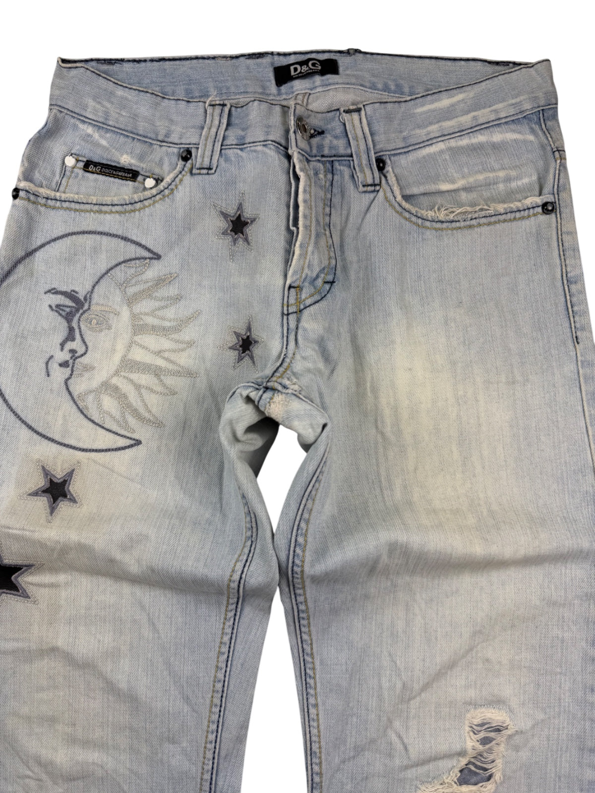 Dolce & Gabbana Big Logo Bootcut Jeans (XS)