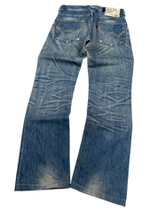 Washed Straightfit Jeans (XS-S)