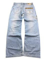 Armani Big Logo Baggy Jeans (S)