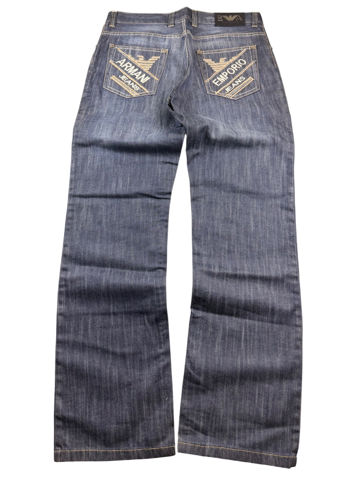 Armani Big Logo Bootcut Jeans (L)