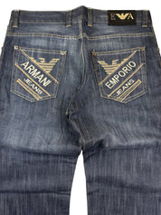 Armani Big Logo Bootcut Jeans (L)
