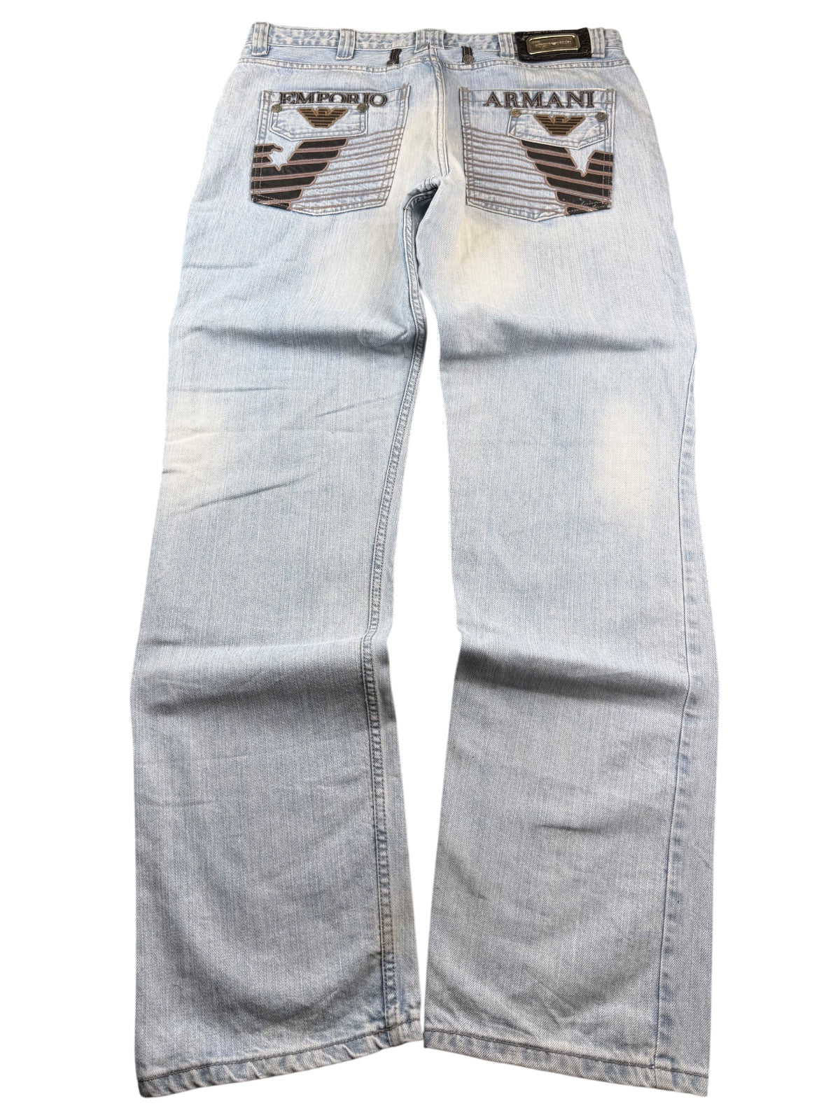 Armani Big Logo Straightfit Jeans (XL)