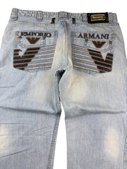 Armani Big Logo Straightfit Jeans (XL)