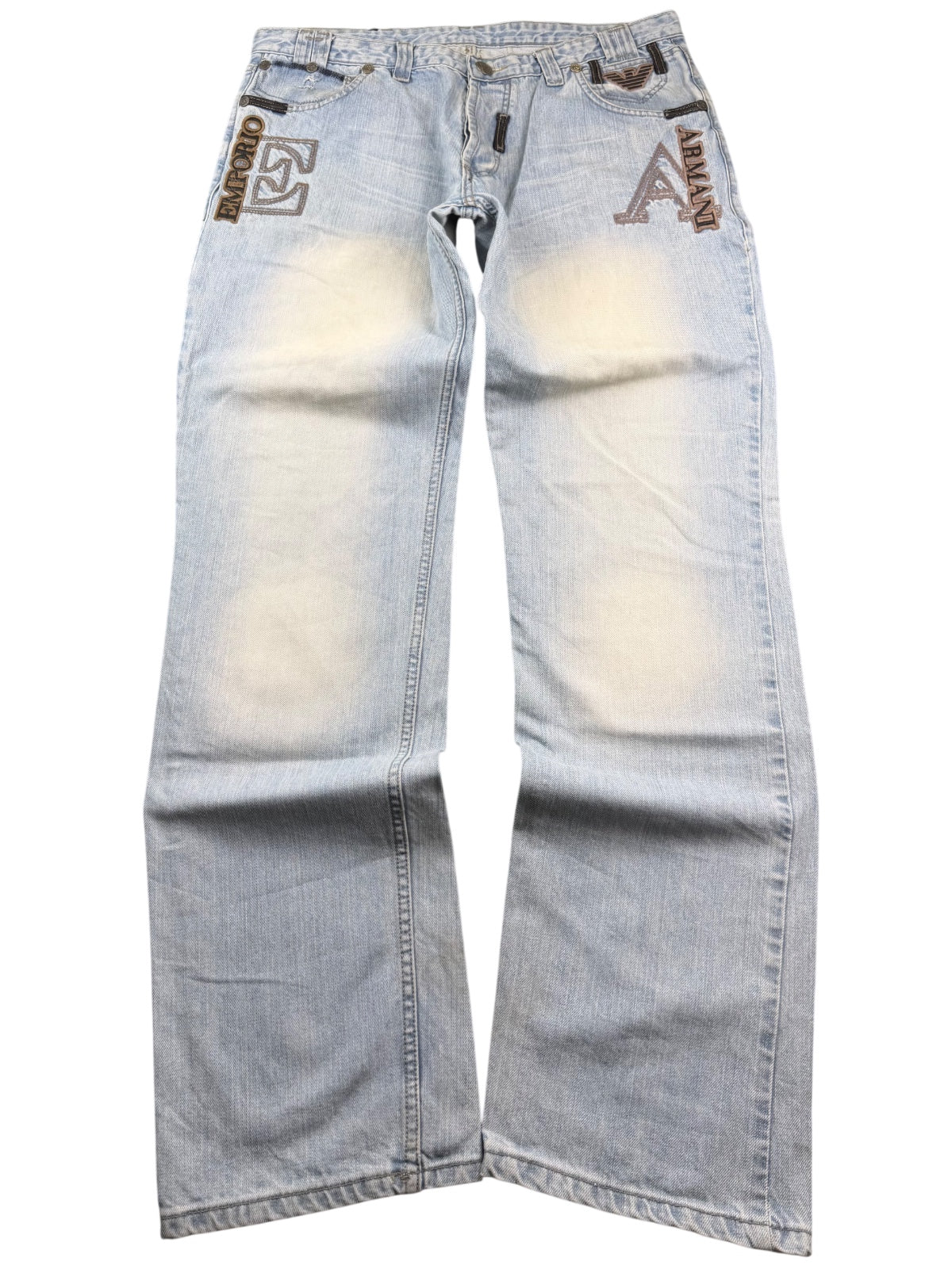 Armani Big Logo Straightfit Jeans (XL)