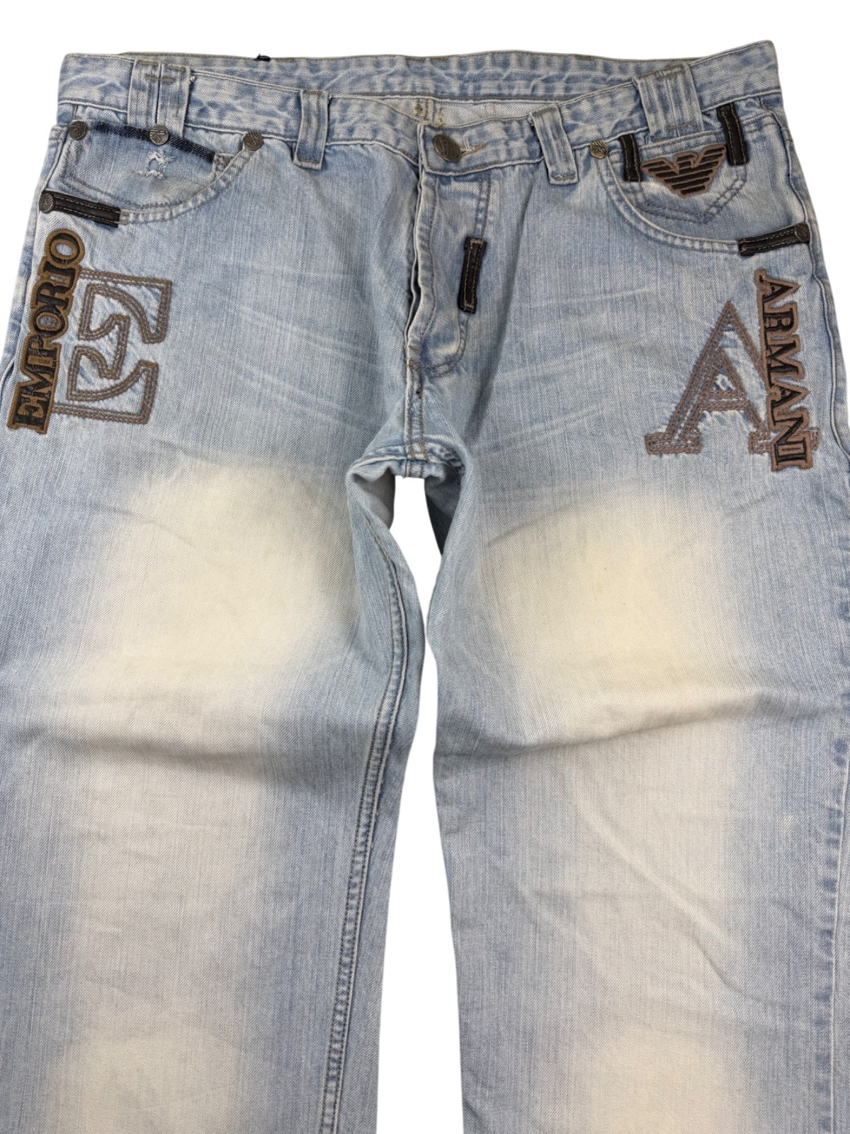 Armani Big Logo Straightfit Jeans (XL)
