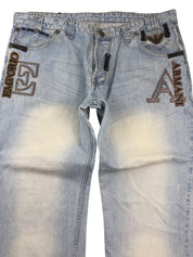 Armani Big Logo Straightfit Jeans (XL)