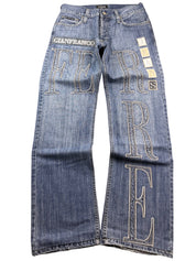 Ferre Big Logo Bootcut Jeans (S)