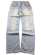 Armani Big Logo Baggy Jeans (L)