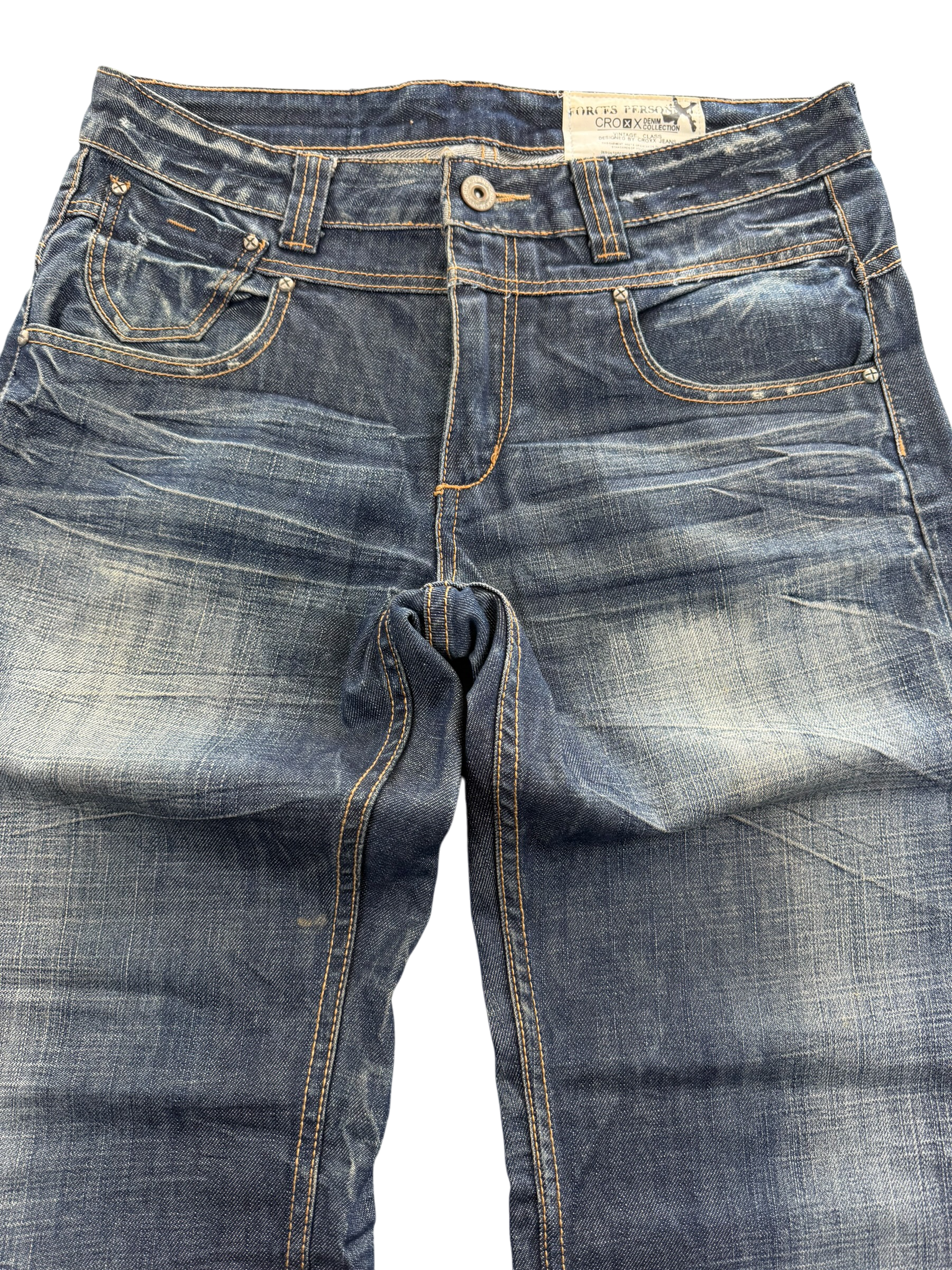 Crazy Washed Bootcut Jeans (L)