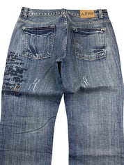 Armani Big Logo Bootcut Jeans (S)