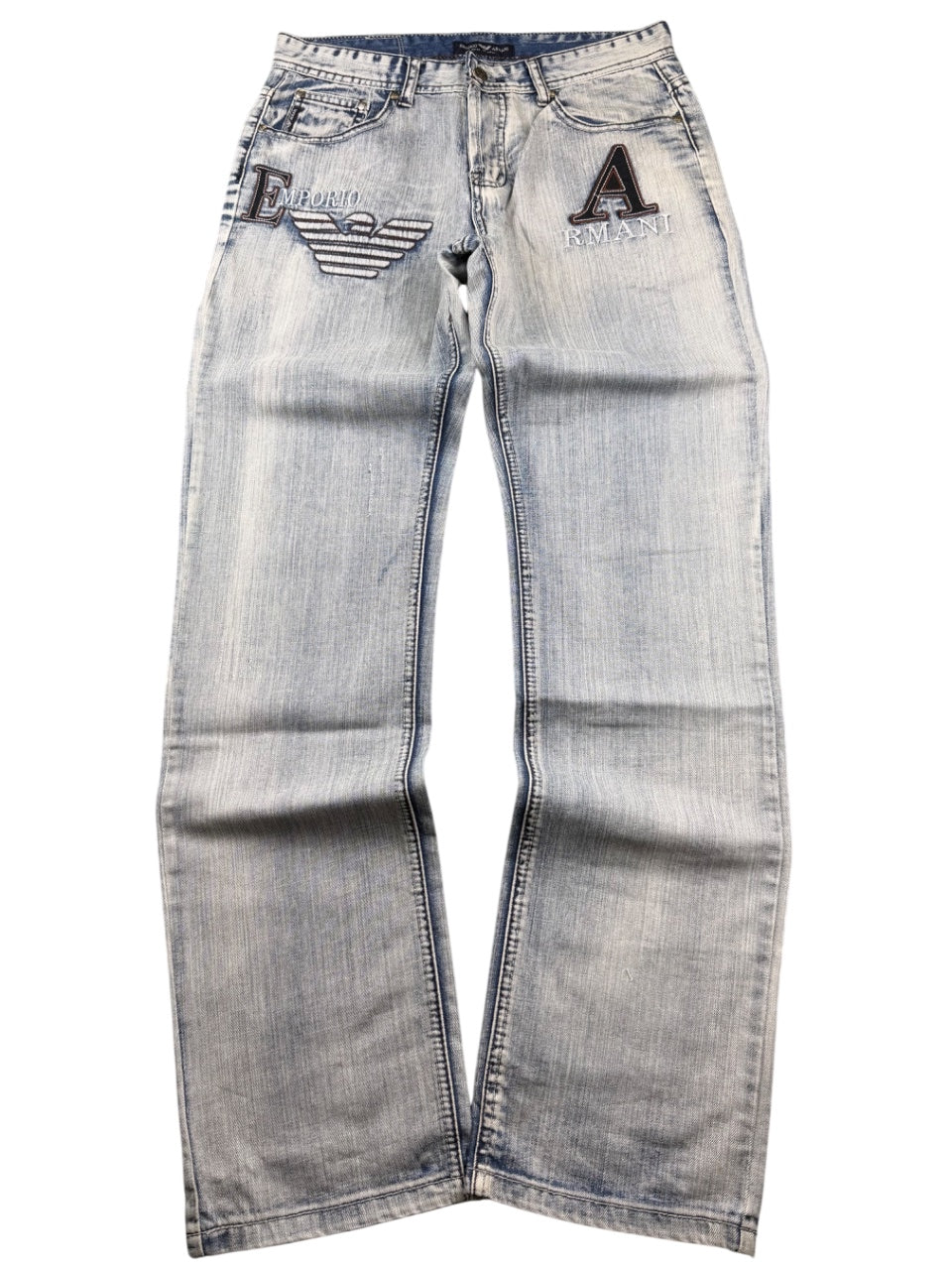 Armani Big Logo Straightfit Jeans (S-M)