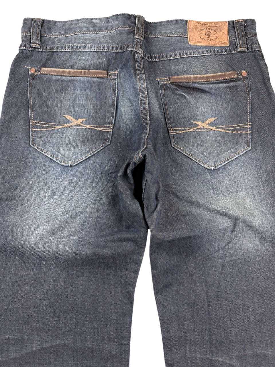 Vintage Washed Straightfit Jeans (M)