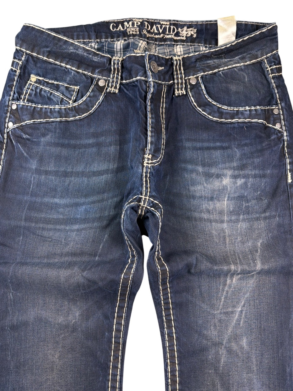 Camp David Washed Bootcut Jeans (M)