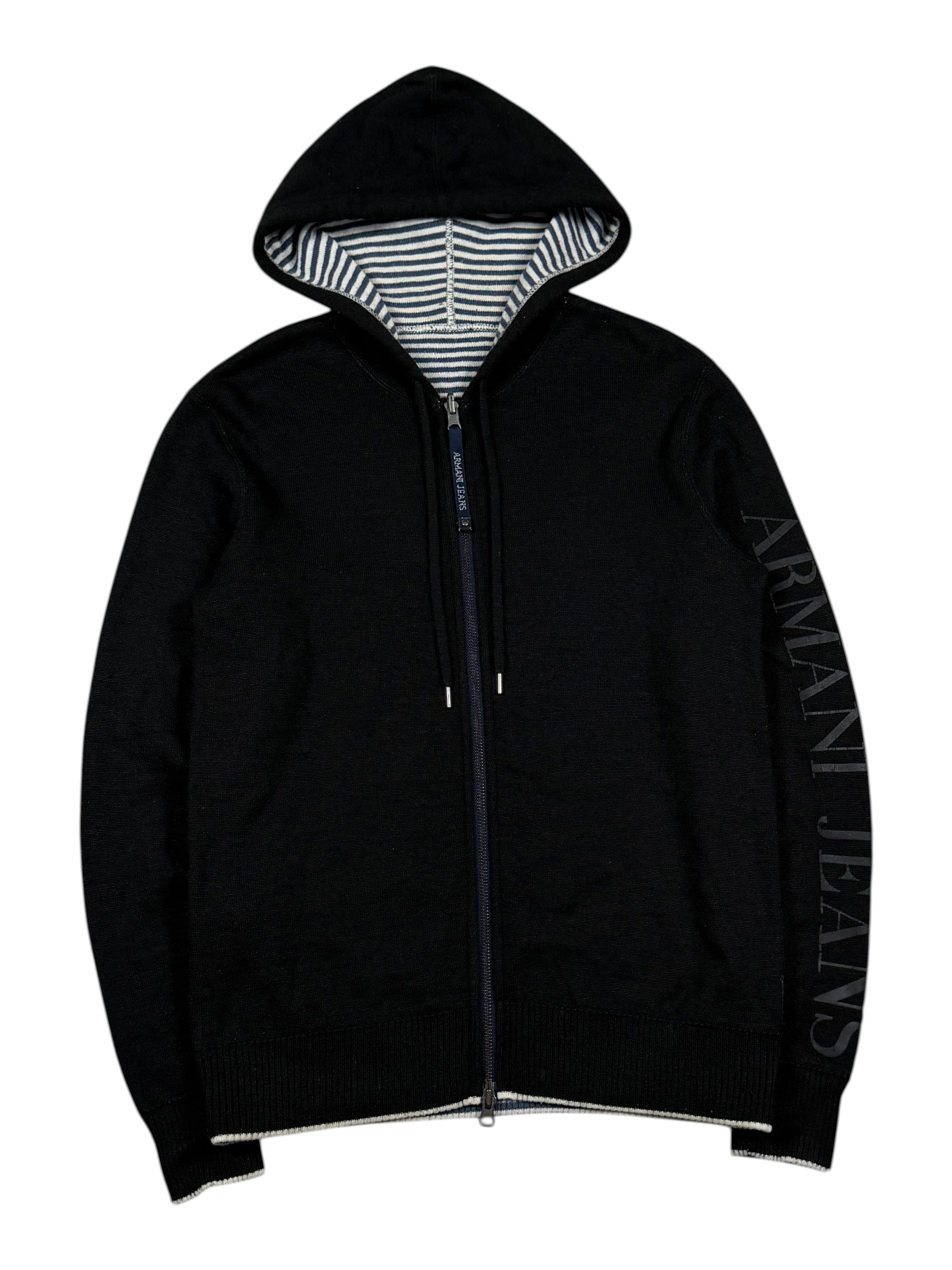 Rare Armani Reversible Zip Hoodie (S)