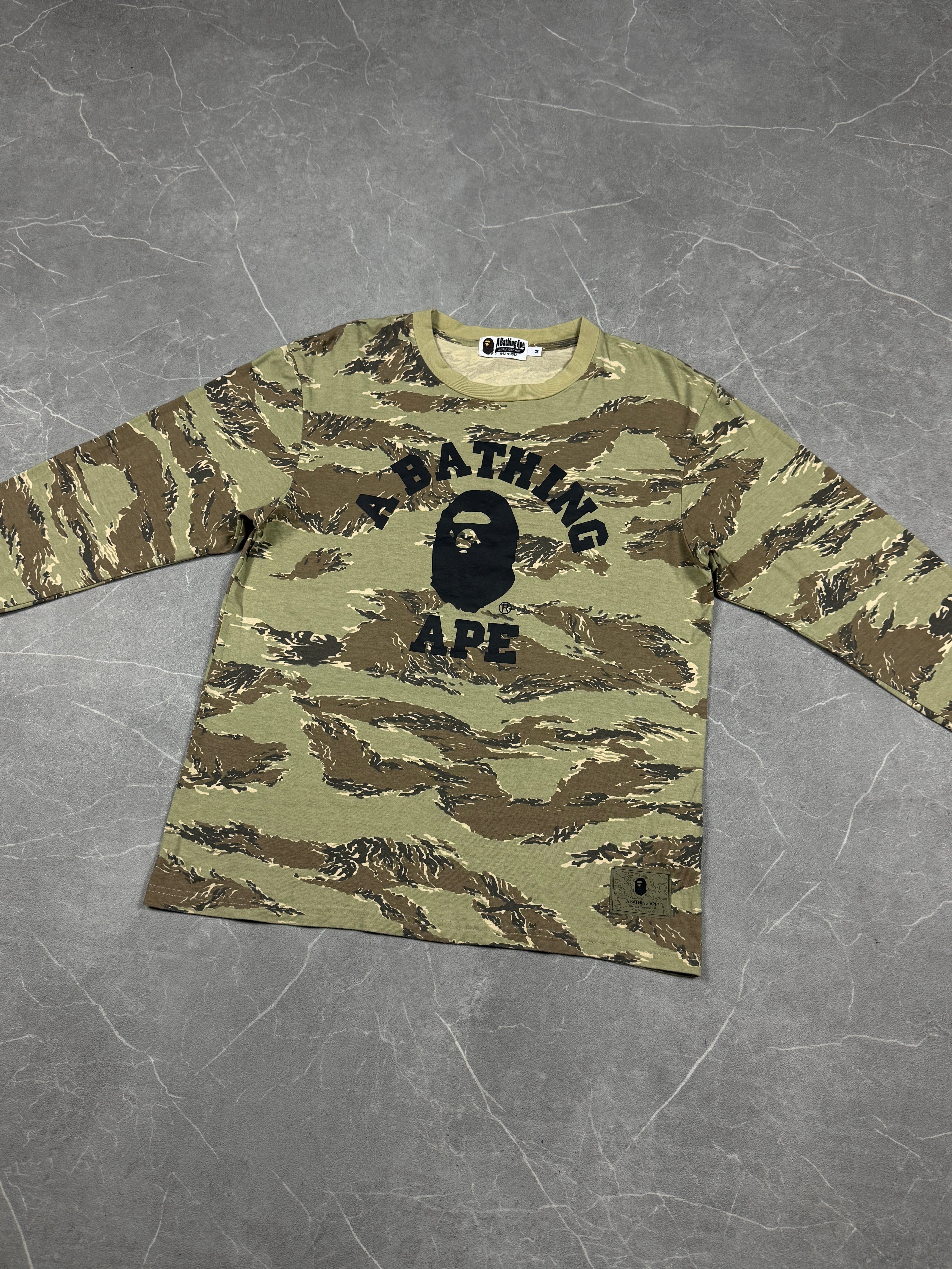 Bape College Camo Longsleeve (S-M)