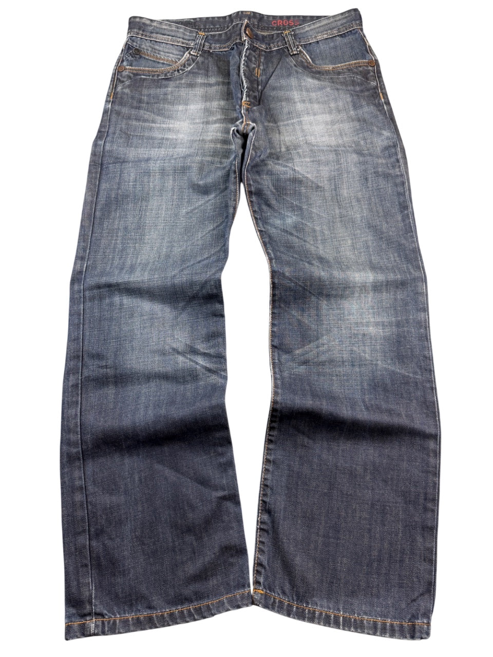 Cross Washed Straightfit Jeans (M)