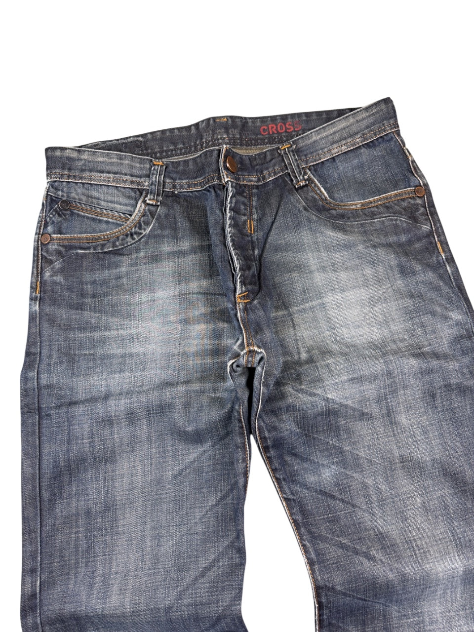 Cross Washed Straightfit Jeans (M)