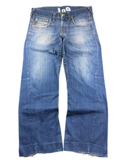 Armani Big Logo Baggy Jeans (M)