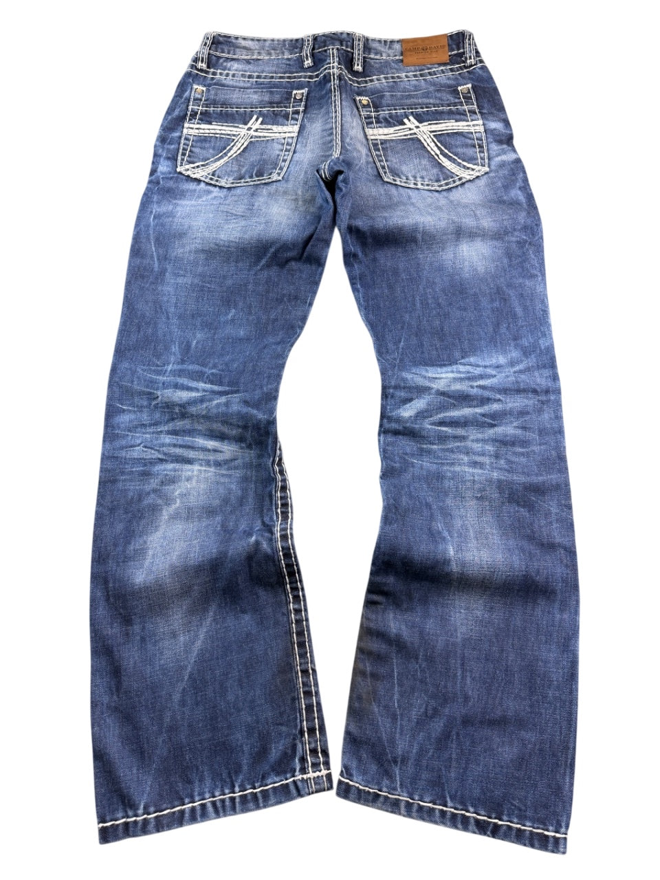 Camp David Washed Bootcut Jeans (S)